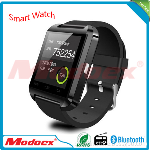 Topsale 1.44" Screen 128*128 BT 4.0 sport water resistant bluetooth smart u8 watch